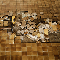 bathroom demolition